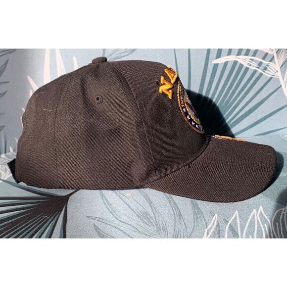 NEW US Navy MILITARY OFFICIAL Embroidered Black TRUCKER BASEBALL Hat Cap - Picture 3 of 7